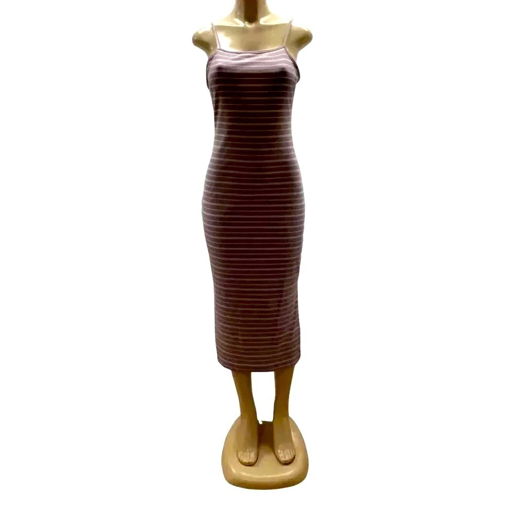 Say What Purple Striped Dress Size Small Preloved